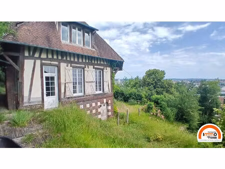 maison normande de charme - vue dégagée - terrain 1400 m² - croisset canteleu