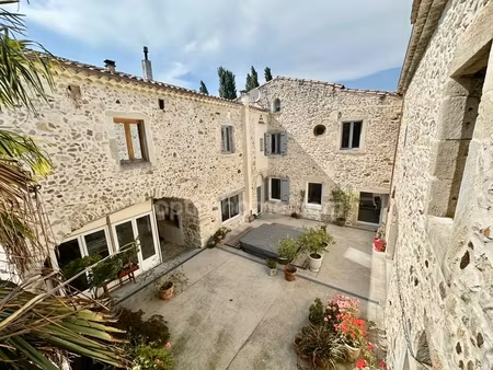 authentique mas en pierres avec maison independante  piscine et terrain de 7 000 m² – alla