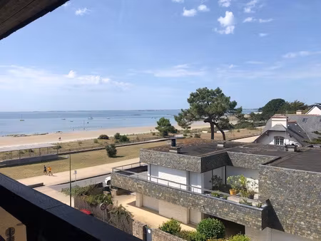 carnac - appartement vue mer  copro 1er rang face grande pla