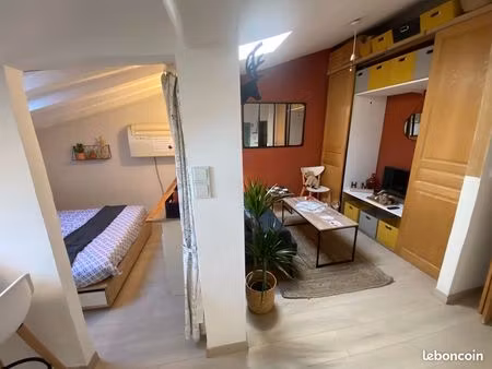 vieux-nice –appartement meublé – 20 m² optimisés – dernier étage