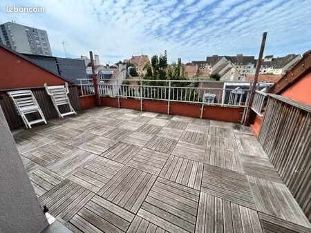 f2 44m2 longjumeau avec terrasse 15m2