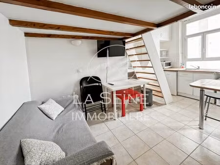studio 1 pièce 13 m²