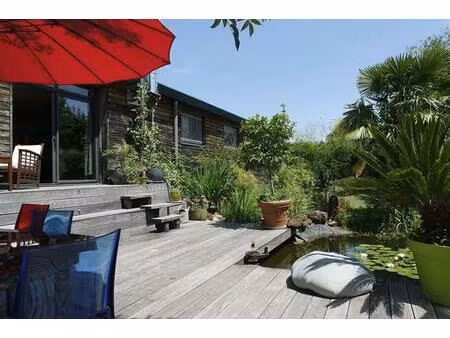 maison 401m² de plain pied style loft atelier jardin