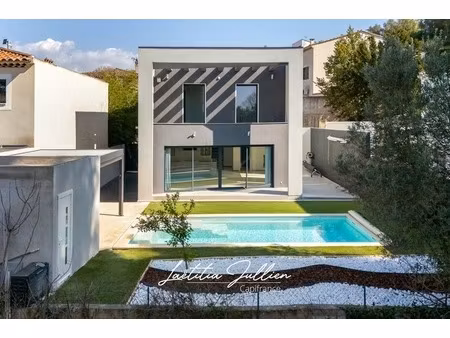 eoures (13011) – maison d’architecte contemporaine t4 de 114 m² – piscine chauffée – terra