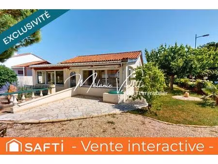 à 4 km de la plage – maison de plain-pied 120 m² avec jardin