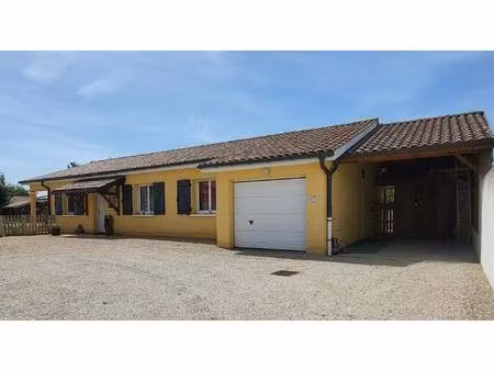 maison plain pied avec garage et piscine