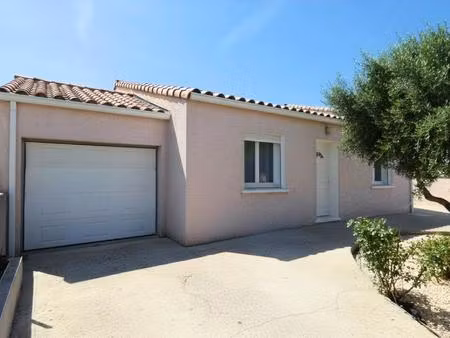 villa plain pied 100m² avec 4 chambres sur un terrain de 400m² avec garage