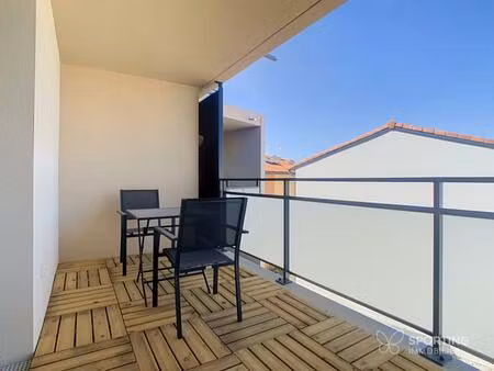 appartement t1 meublé de 26.28m² avec balcon