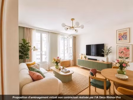 appartement 69m2 batignolles