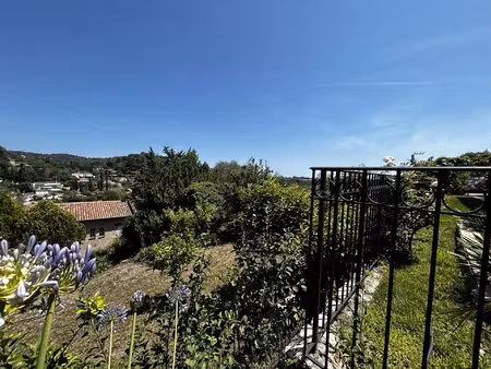 a vendre mougins - appartement-villa 150m2 en rez de jardin + terrain