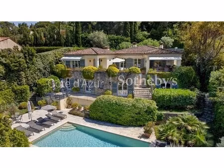 mougins villa avec piscine chauffée et vue panoramique à quelque
