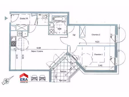 appartement 3 pièces 67 m² à vendre / acheter guyancourt 78280 ? | era immobilier