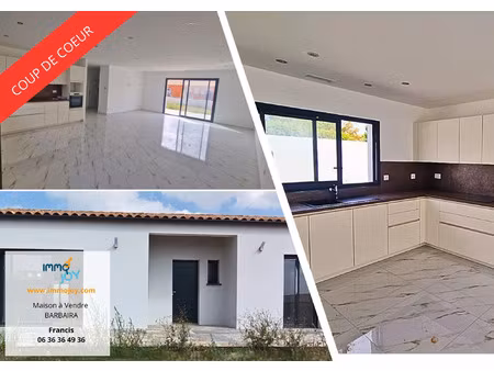 vente maison 4 pièces 111 m² barbaira (11800)