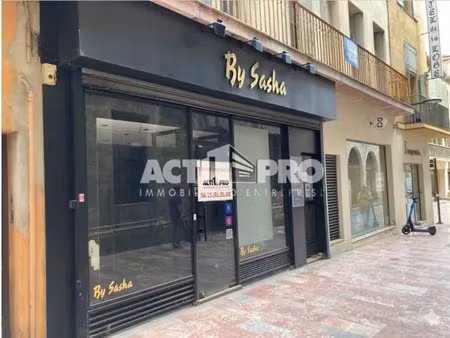 location commerce 60 m² à perpignan (66000)
