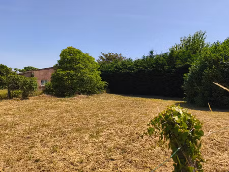 vente terrain 1099 m² saint-sornin (17600)