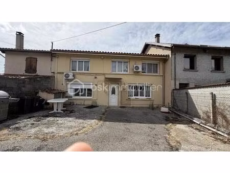 montrigaud / valherbasse - maison mitoyenne à rénover 128 m²