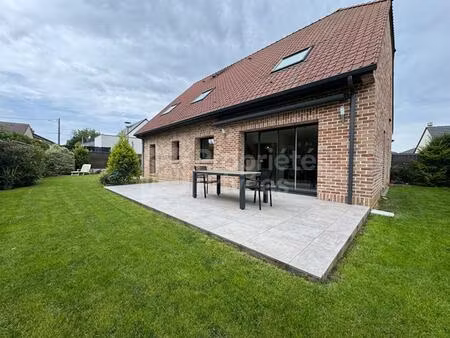 drouvin-le-marais - superbe semi plain-pied 5 chambres  150 m² habitables  jardin exposé s