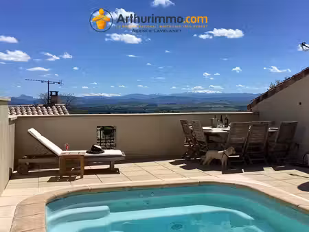 superbe maison de village (4/5 chambres) avec piscine sur le toit et vue sur les pyrénées