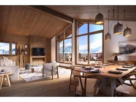 duplex de prestige en dernier étage skis aux pieds