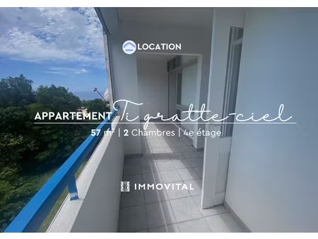 location appartement 3 pièces 57m² basse terre 97100