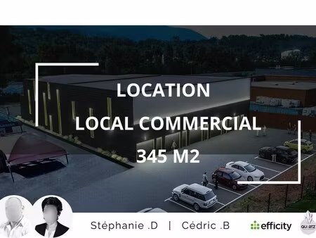 location commerce montmelian 73800 346m²