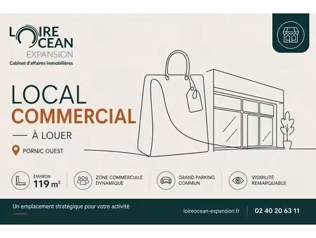 location commerce pornic 44210 105m²