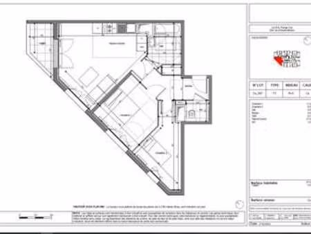 location appartement 3 pièces à champs-sur-marne (77420) : à louer 3 pièces / 58m² champs-