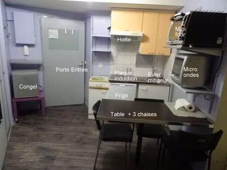 location appartement t1 meublé à clermont-ferrand (63000) : à louer t1 meublé / 21m² clerm