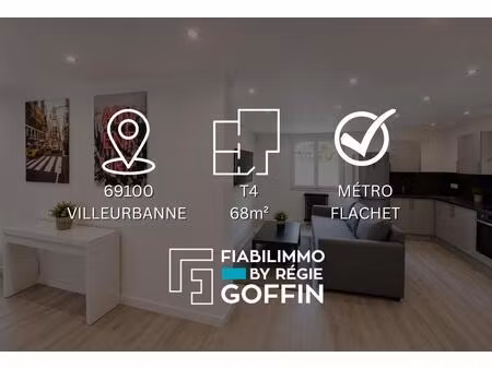 appartement t4 - metro flachet