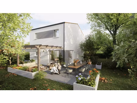 terrain avec maison neuve à vendre