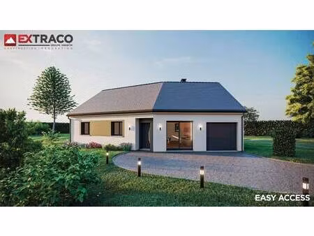 terrain avec maison neuve à vendre