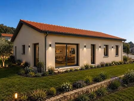 terrain avec maison neuve à vendre