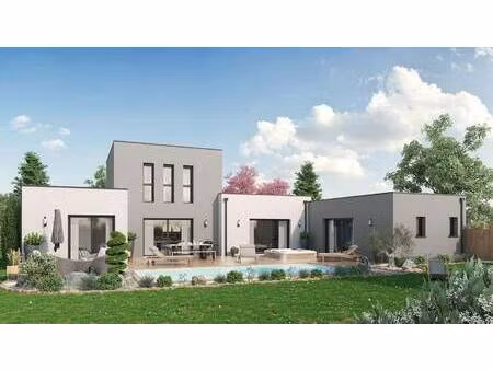 terrain avec maison neuve à vendre