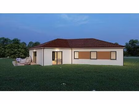 terrain avec maison neuve à vendre