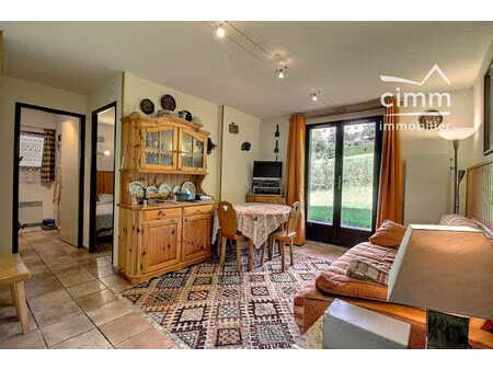 a vendre chamonix (74400) appartement rez-de-jardin t2bis