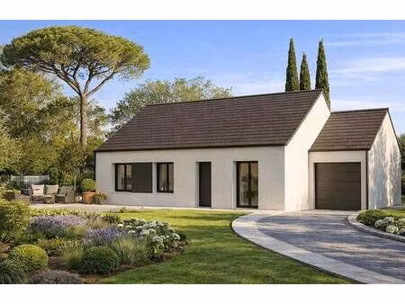 terrain avec maison neuve à vendre