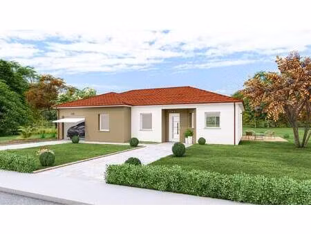 terrain avec maison neuve à vendre
