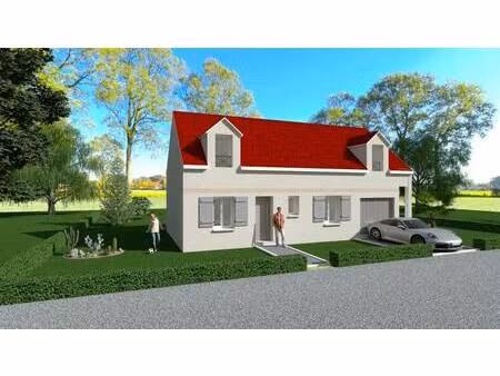 terrain avec maison neuve à vendre