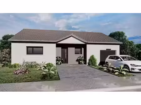 terrain avec maison neuve à vendre