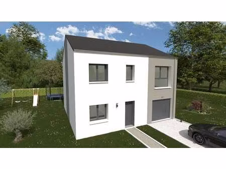 terrain avec maison neuve à vendre
