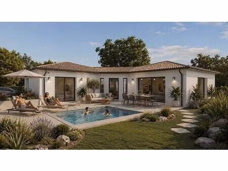 terrain avec maison neuve à vendre