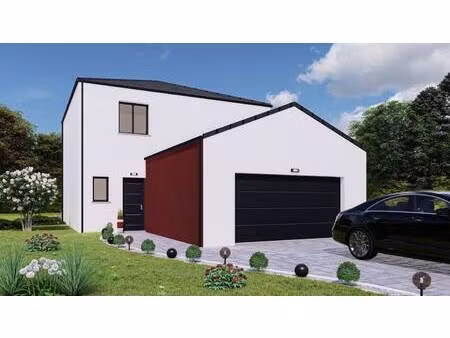 terrain avec maison neuve à vendre