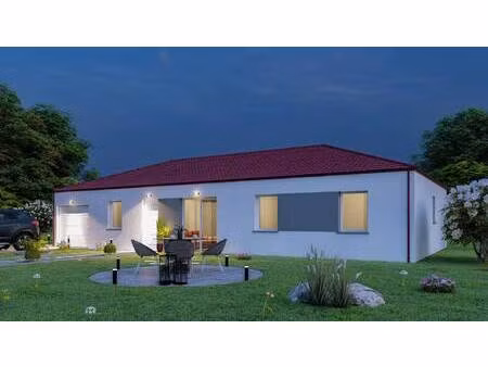 terrain avec maison neuve à vendre