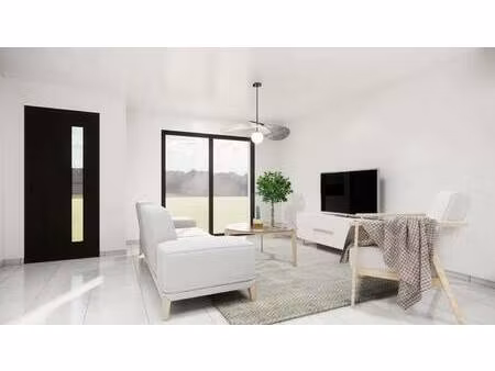 terrain avec maison neuve à vendre