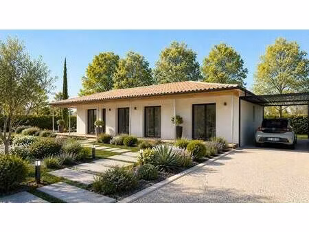 terrain avec maison neuve à vendre