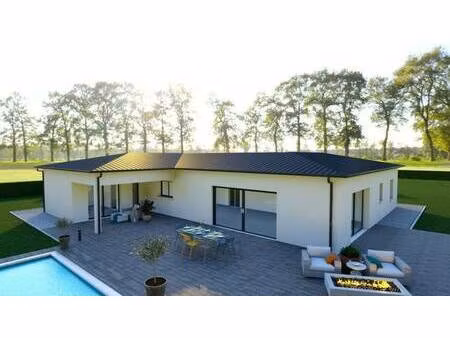 terrain avec maison neuve à vendre