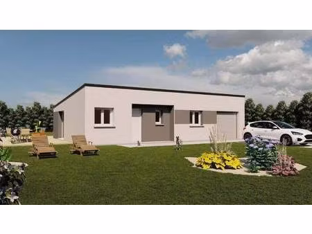 terrain avec maison neuve à vendre