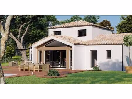 terrain avec maison neuve à vendre