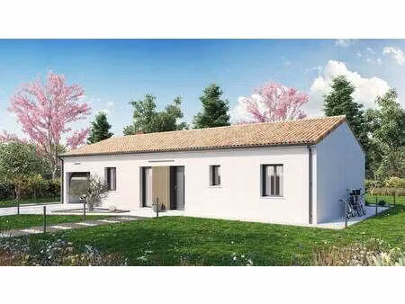 terrain avec maison neuve à vendre