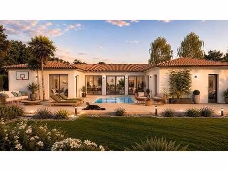 terrain avec maison neuve à vendre